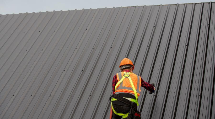 Professional metal roof installation services in Broadwater, NE